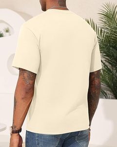 Camiseta de Verano de Manga Corta con Estampado Gráfico de Los Ángeles, 100% Algodón, Camisetas Casuales para Hombre - Product Image 6