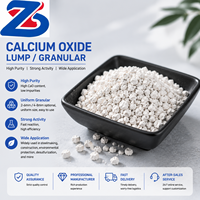 Granulés d'oxyde de calcium (Chaux vive CaO) de 4-8 mm de qualité industrielle pour la métallurgie et le traitement chimique