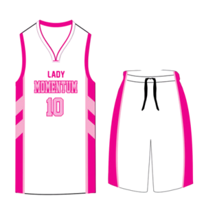 Uniforme de Baloncesto Tackle Twill para Mujer, Logotipo Bordado Personalizado, Nombre y Número, Uniforme Deportivo Profesional para Equipo Femenino - Product Image 5