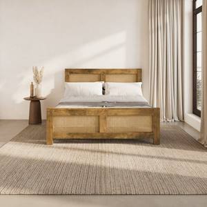 Vandana Solace Sierra เตียงไม้เนื้อแข็งสำหรับการตกแต่งภายในห้องนอนที่ทันสมัยและความสะดวกสบาย - Product Image 2