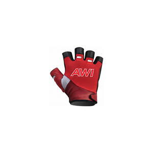 Guantes Deportivos Unisex de Medio Dedo, Rojos, Transpirables, Antideslizantes, para Levantamiento de Pesas, Entrenamiento en Gimnasio, con Soporte para Muñeca - Product Image 3