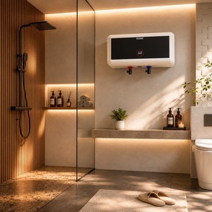 Chauffe-eau électrique à accumulation compact pour salle de bain, 15 litres, prix de gros usine vietnamienne, Rossi Touch Slim 15 - Product Image 5