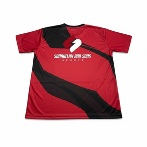 เสื้อยืดกีฬาผู้ชายแบบกำหนดเอง แห้งเร็ว ระบายอากาศได้ดี เสื้อเจอร์ซีย์สำหรับฝึกซ้อม แบบซับลิเมชั่น ชุดทีม ขายส่ง - Product Image 1
