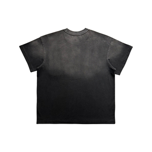 Camiseta Boxy Personalizada con Efecto Desgastado, de Alta Calidad, Transpirable, 100% Algodón, con Impresión Degradada, para Hombre, Verano - Product Image 3