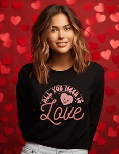 Sudadera de Invierno 100% Algodón con Bordado del Día de San Valentín e Impresión Digital - Product Image 2