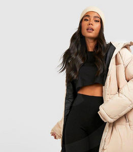 Veste courte matelassée pour femme, veste d'hiver rembourrée - Product Image 3