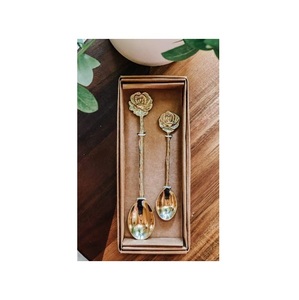 Elegant Stainless Steel Eco-Friendly Mirror Polish Salad Serving Tongs Spoon Fork Set <b>Buffet</b> Kitchen Utensils Dishwasher - Product Image 2