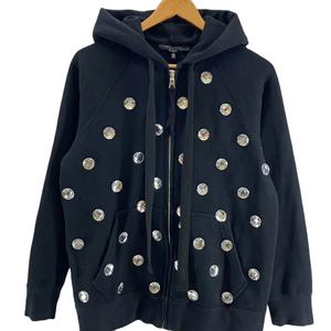 Sweat-shirt tricoté personnalisable pour homme, automne-hiver, à capuche, couleur unie, blocs de couleur, double fermeture éclair, Heattech, anti-boulochage, 460g - Product Image 1