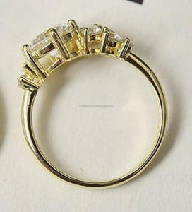 แหวนเงินประดับเพชร CZ หลายเม็ดสีเงิน925แหวนหมั้นแบบไม่ซ้ำใคร8ชิ้นแหวนหมั้นเพชรโมอิสซาไนต์ - Product Image 6