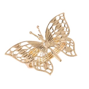 Metal Butterfly Napkin <b>Rings</b> for Party-Eco-Friendly Contemporary Design Gold/Silver Colors <b>Cheap</b> Simple Decor - Product Image 3