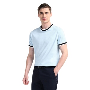 T-shirt tendance pour homme à manches courtes, respirant, écologique, en spandex/coton, avec tailles et couleurs personnalisées, parfait pour un style décontracté et streetwear - Product Image 2