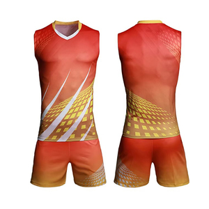 2026 New Men's 100% Polyester High Quality 180g <b>Volleyball</b> Jersey OEM Personalized with Number Name Printed Sport Uniform <b>Set</b> - Product Image 1