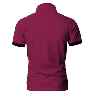 Nouvelle Arrivée Chemise Homme Respirante Anti-Plis Tissu Boutonné Style Moderne Décontracté Polyester/Coton Manches Courtes Séchage Rapide - Product Image 3