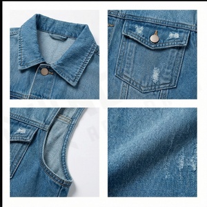 Autumn Women Plus Size Denim <b>Vest</b> Sleeveless Waistcoat Students Casual Tops Jeans Jackets Red Pink Custom Yellow Blue <b>White</b> - Product Image 4