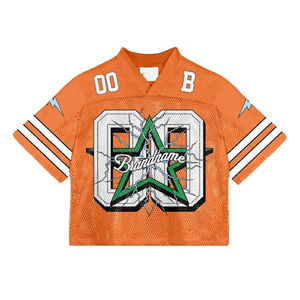 Nuevo Diseño 2025, Camiseta Deportiva Sublimada con Cuello en V para Hombre, Estilo Retro de Fútbol Americano, Camisetas de Fútbol de Francia - Product Image 3