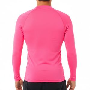 Rashguard personnalisé à manches longues en Spandex/Polyester de haute qualité pour hommes - Protection UV, séchage rapide, anti-frottement - Idéal pour le sport - Product Image 2