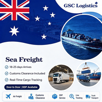 Transitaire maritime Chine-Australie, livraison DDP, suivi de la marchandise disponible