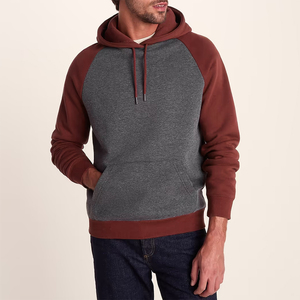 100% Cotton Solid Color American Pattern Hoodies With Kangaroo Pockets Warm Winter Wear Men's Outdoor Gym Wear Hoodies - Product Image 4