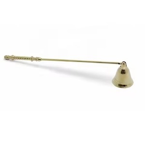 Designer Look Metal <b>Candle</b> Snuffer Long Handle <b>Candle</b> Extinguisher Tool Decorative <b>Wick</b> Dipper Stylish Home Accent - Product Image 3