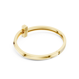 Brazalete de Diamantes con Barra en T Biselada para Hombre – Diamantes de Laboratorio VVS DEF CVD con Micro Pavé en Oro de 9K, 10K, 14K y Plata 925, Joyería Fina - Product Image 2