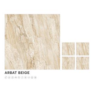 Vistaar Marque Qualité Export 60x60cm 600x600 Brillant Britton Bianco Design Porcelanato Carreaux de Mur et de Sol Intérieur - Product Image 3