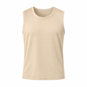 Camiseta sin mangas deportiva informal de punto para hombre, transpirable, con cuello redondo, para gimnasio, entrenamiento y correr, estilo urbano, CHALECO PARA HOMBRE - Product Image 6