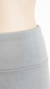 Leggings Deportivos de Cintura Alta Color Gris Claro para Mujer, Pantalones de Yoga y Fitness Personalizados OEM - Product Image 6