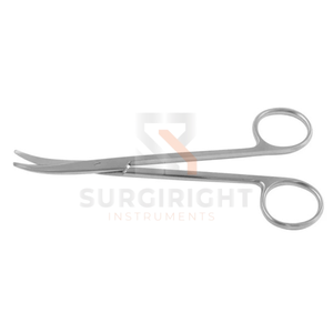 Ciseaux latéraux Fomon à lame fortement courbée pour la dissection du cartilage du cou-de-pied, instruments chirurgicaux CE - Product Image 4
