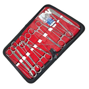 Kit de pratique de dissection pour étudiants avec bloc d'instruments chirurgicaux en acier inoxydable gratuit Ensemble de formation manuelle Base des outils chirurgicaux - Product Image 2