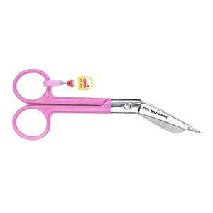 Ciseaux chirurgicaux roses manuels pour soins infirmiers, certifiés CE, en acier inoxydable médical personnalisé - Product Image 2