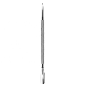 Pousse-cuticules professionnel en acier inoxydable, outil de nettoyage des ongles à double extrémité pour manucure et pédicure - Product Image 3