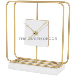 Contemporary Shiny Polished Aluminum Metal Telescope Shape <b>Table</b> <b>Clock</b> Wholesale Price <b>Table</b> Top Decoration - Product Image 2