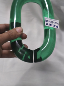 Adornos de Pared de Cadena Acrílica Modernos Personalizados, Hechos a Mano, Adornos Colgantes de Resina Modernos para Decoración del Hogar, Listos para el Festival Diwali - Product Image 3