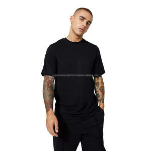 Camiseta informal de algodón 100% de alta calidad para hombre, hombro caído, ajuste extragrande con mangas cortas, disponible en Pakistán, tarifas baratas - Product Image 5
