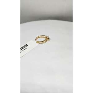 Anillo de Mujer de Oro de 9K con Acabado de Lujo, con Pequeños Diamantes Naturales de 0.17ct, Color HI, Pureza SI, Chapado en Rodio, Certificado IGI - Product Image 3