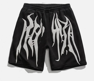 Men Plus Size Casual Board Shorts <b>Animal</b> <b>Pattern</b> Sublimation Print Drawstring Mid Waist <b>Knitted</b> Polyester Short Shorts - Product Image 1