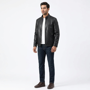 Streatwear Customized Loose <b>Jacket</b> Leather <b>Bike</b> <b>Jacket</b> <b>Men's</b> Plus Size <b>jacket</b> for <b>men</b> - Product Image 4