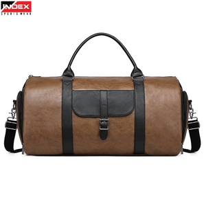 Bolsa de Viaje de Cuero Genuino de Lujo, Bolsa de Gran Capacidad para Viajes Cortos, para Hombres y Mujeres - Product Image 1