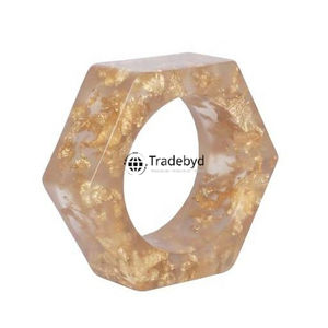 Anillo para Servilletas de Boda Hecho a Mano con Resina, Clásico, Duradero, Ecológico, Redondo de 2.5cm, Decoración de Lujo para Comedor, por Tradebyd - Product Image 1