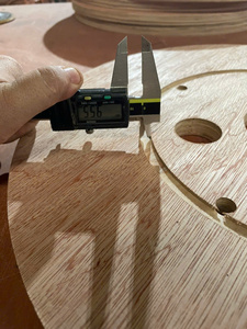 ม้วนสายเคเบิลไม้ยูคาลิปตัสหนัก ขนาด 12x400x400 มม. เคลือบเมลามีน WBP 15% สำหรับใส่สายไฟ - Product Image 2