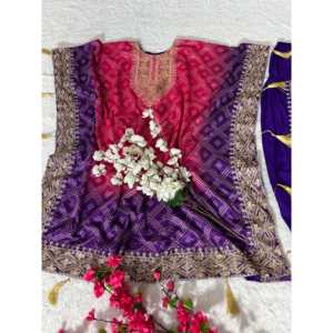 Magnifique ensemble haut-bas pour femmes pour les fêtes Design d'impression numérique - Product Image 6