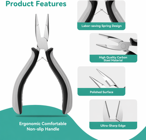 INTENSE SURGICAL INSTRUMENTS Stainless Steel 8-Piece Mini Pliers <b>Set</b> for Jewelry Making DIY <b>Beading</b> & Wire Wrapping - Product Image 3