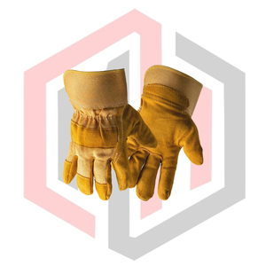 Guantes de Cuero Dividido para Trabajo Pesado de 26 cm, Personalizables, Resistentes a Desgarros, Transpirables, Antiestáticos, Sin Silicona, Sin Polvo, para Bomberos - Product Image 2