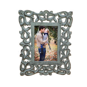 Antique Style Solid Wood Photo Frame Rustic Vintage <b>Tabletop</b> <b>Display</b> for Home Office Living Room Classic Decor - Product Image 5