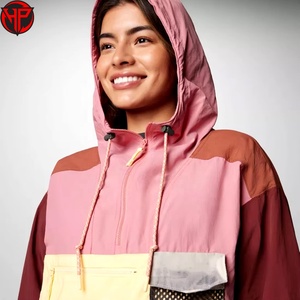 Conjunto de Chaqueta Cortavientos Unisex para Mujer, Primavera/Verano, con Cuello Alto y Tela con Memoria para Todas las Estaciones, Venta al Por Mayor - Product Image 5