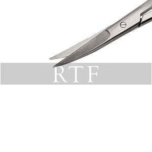 Ciseaux chirurgicaux courbés avec inserts en carbure de tungstène, instruments chirurgicaux médicaux par Raw to Fine - Product Image 4