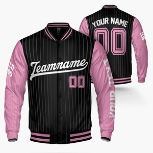 High Quality Custom Baseball College chenille embroidery Varsity <b>Jackets</b> OEM <b>Men</b> Stand Collar Design for Winter Suppliers <b>Jacket</b> - Product Image 1
