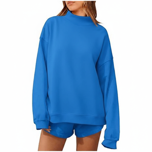 Sudadera Personalizada de Cuello Alto, Estampada, Estilo Urbano, para Invierno, Talla Grande, 100% Algodón, con Logotipo Personalizado ODM - Product Image 3