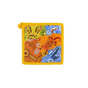 Portapentole Excelsa in Cotone Aborigeno 20x20x0,5 Cm Multicolore, Guanto da Forno - Product Image 1