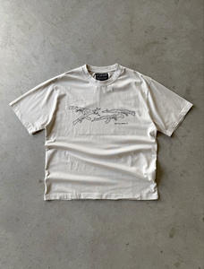 T-shirt à manches courtes en tricot formel en polyester/coton, taille plus, pour homme, hip-hop, respirant, séchage rapide, imprimé numérique - Product Image 3